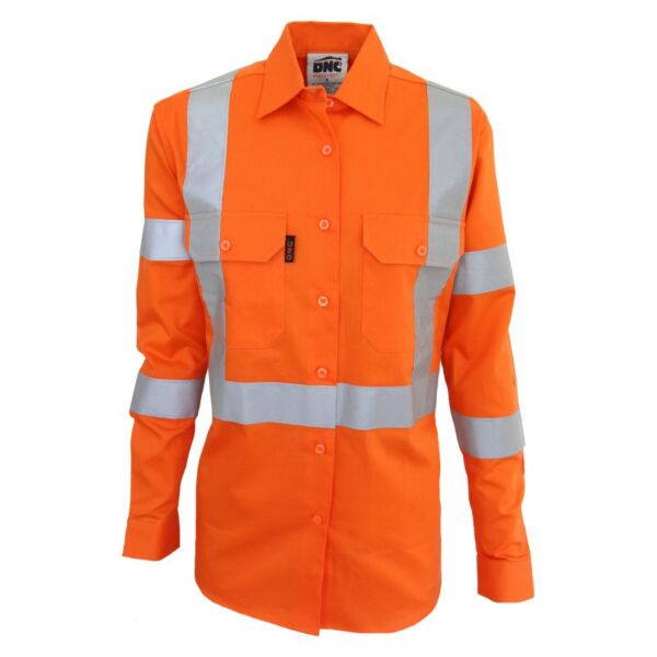 Womens  HiVis 3 way vented "X" back & Bio-motion taped shirt  Thumbnail